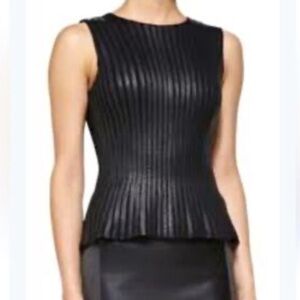 Bailey 44 Vegan Leather Tracked Out Top